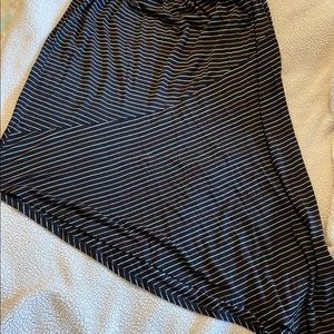 Apt 9 black skirt with colored stripes